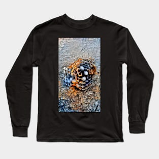 Burnt Wood Wasp Nest Long Sleeve T-Shirt